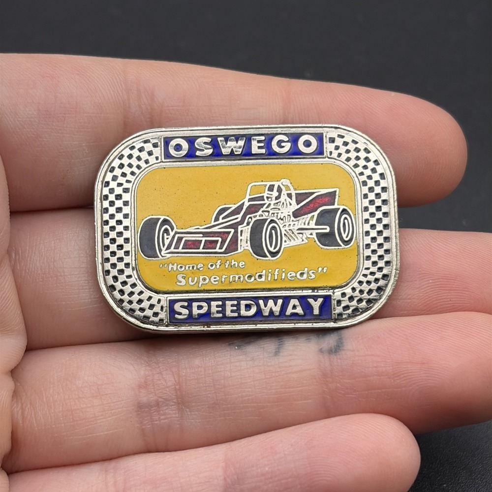 Oswego Speedway Home Of The Supermodifieds Lapel Hat Pin